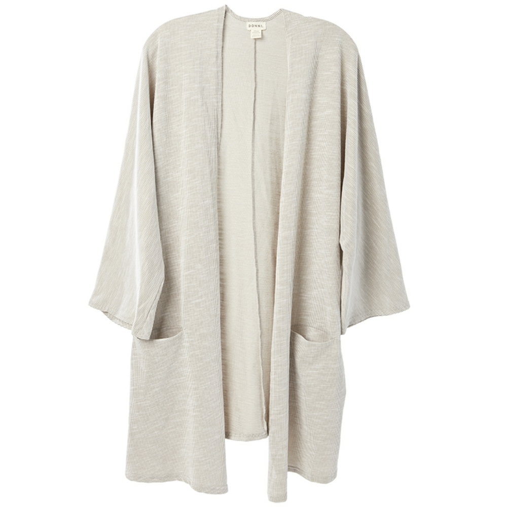 NWT Donni Ribbed Sweater Coat